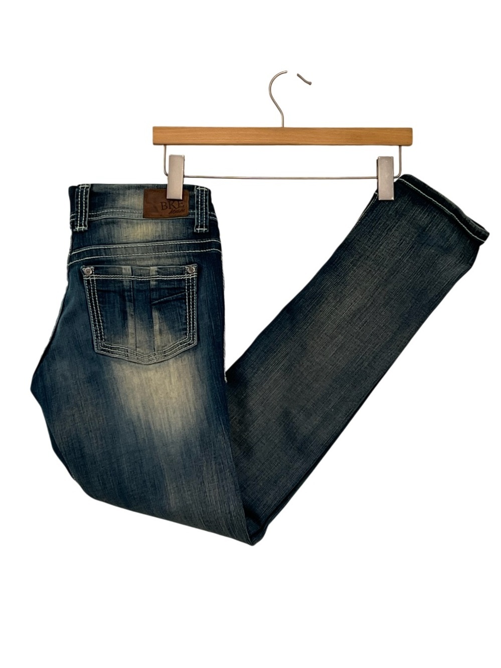BKE Payton Low Rise Ankle Skinny Jeans Stretch Medium Wash 27S